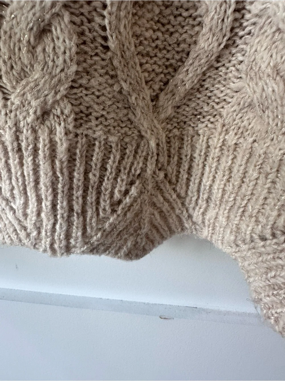 Lucky Brand Women's Cable Knit Sweater Large